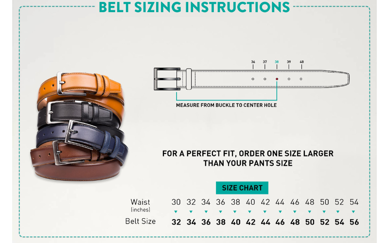 Custom Engraved Sport Style Belt - Genuine Leather