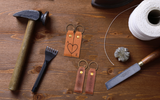 Custom Genuine Leather Keychains