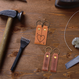 Custom Genuine Leather Keychains