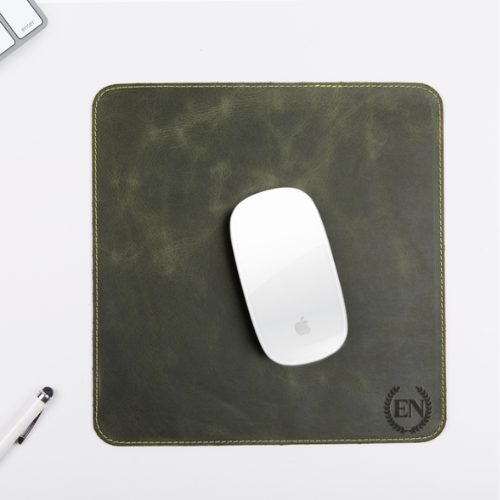 Custom Genuine Leather Mousepads